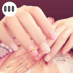 PINK NUDE FANCY NAILS