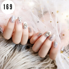 DIAMOND WHITE BRIDAL NAILS
