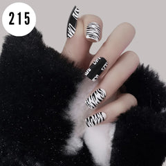 ZEBRA LONG NAILS