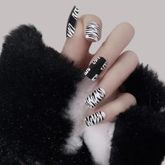 ZEBRA LONG NAILS