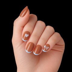 FLORAL FANTASY FRENCH NAILS