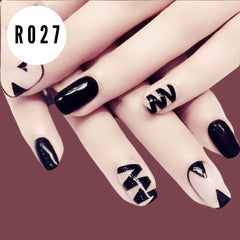 BLACK LINE NAILS   - R027