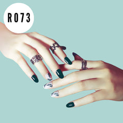 GREEN LEAF NAILS - R073