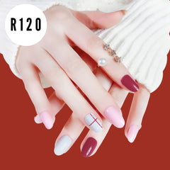 LIGHT AND DARK PINK NAILS- R120
