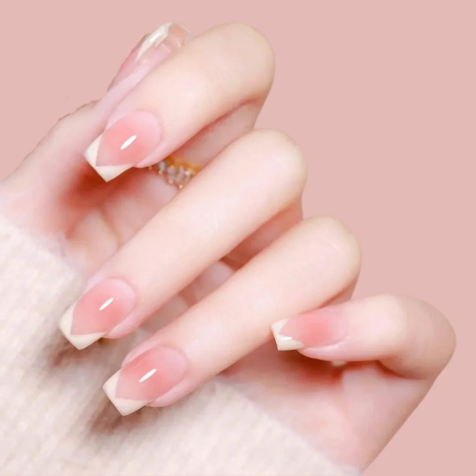 PEACH COLOR NAILS